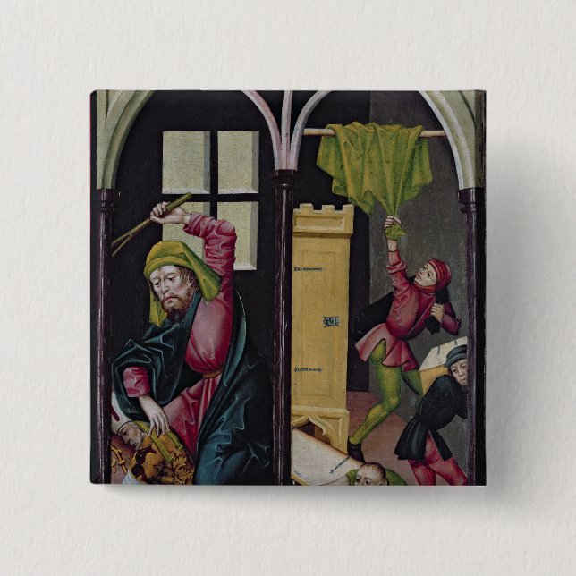 Der Altarpiece von Sankt Nikolaus Button (Vorderseite)