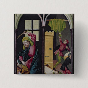 Der Altarpiece von Sankt Nikolaus Button
