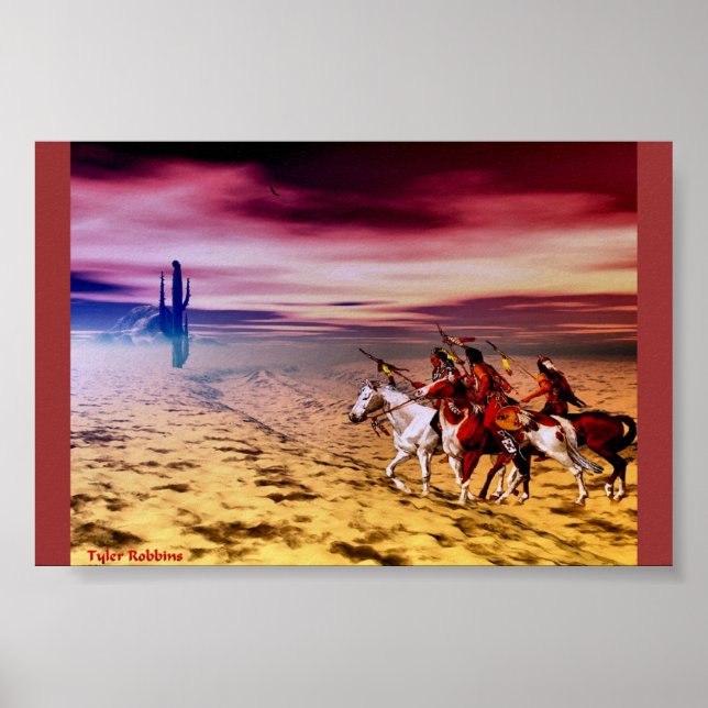 Der alte amerikanische Westen Poster (Vorne)