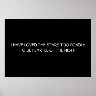 Der alte Astronom zu seinem Schüler Poster