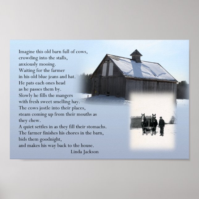 Der alte Bauer Poster (Vorne)