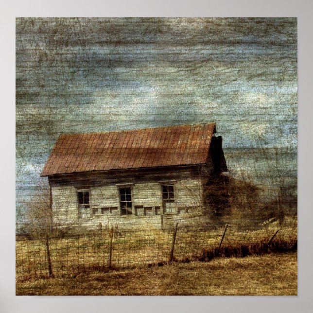 Der alte Bauernhof Poster (Vorne)