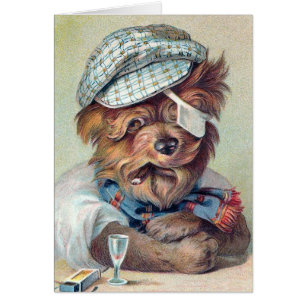 "Der alte Gauner-" Vintager Hund