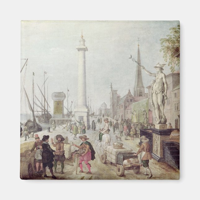 Der alte Hafen von Antwerpen Magnet (Vorne)