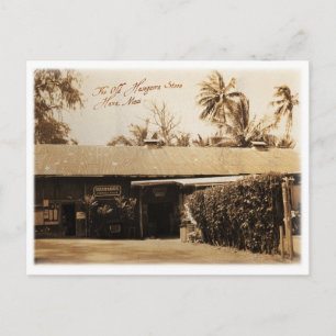 Der alte Hasegawa-Store auf Maui Postkarte