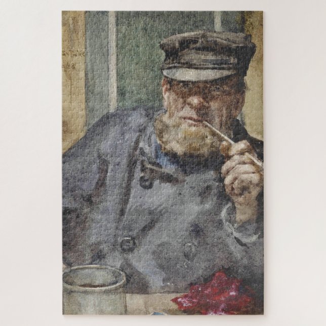 Der alte Hund der Marine (Henry Scott Tuke) Puzzle (Vertikal)