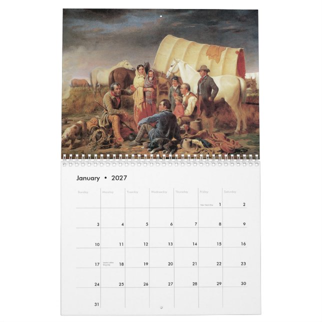 Der alte Kalender des Westen-2014 (Jan 2027)
