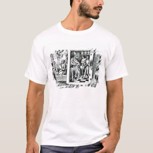 Der alte Mann des Berges, der Aufträge zu seinem  T-Shirt