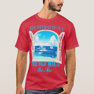 Der alte Mann und das Meer Buchcover Tribut Ernest T-Shirt