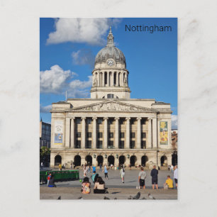 Der alte Marktplatz Nottingham Postkarte