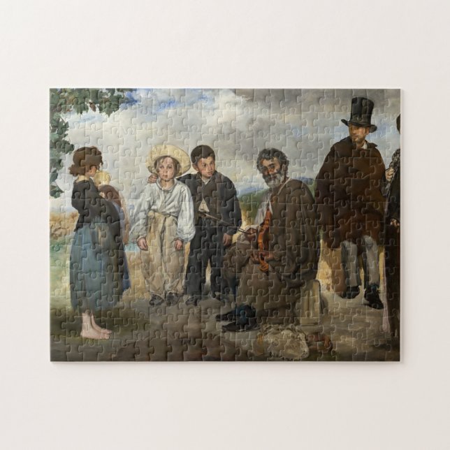 Der alte Musiker von Edouard Manet Puzzle (Horizontal)
