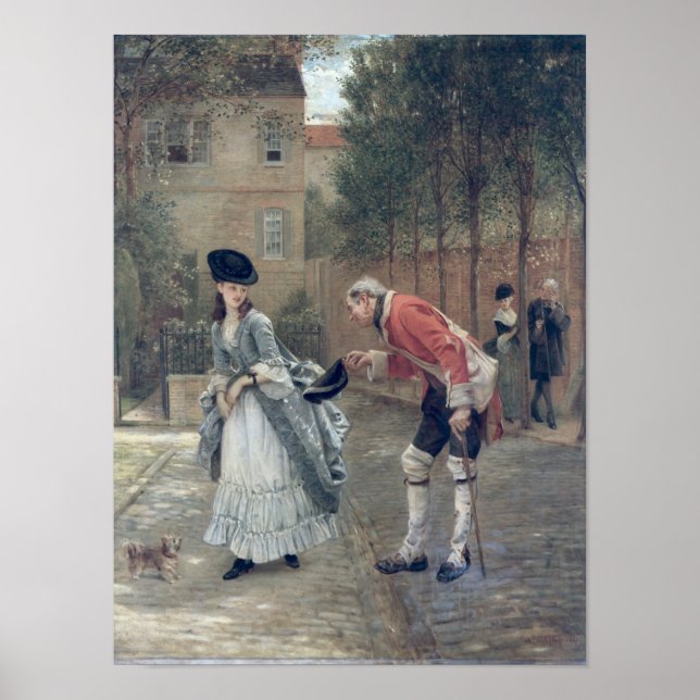 Der alte Soldat, 1869 Poster (Vorne)