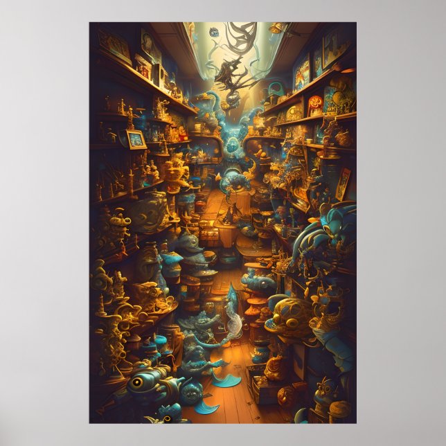 Der alte Spielwarenladen für alle Poster (Vorne)