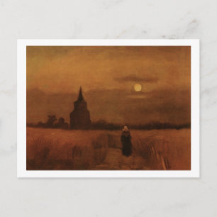 Der alte Turm im Fields Van Gogh Fine Art Postkarte