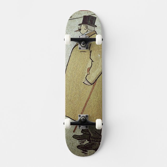 Der alte Wanderer, c.1900 Skateboard (Vorderseite)