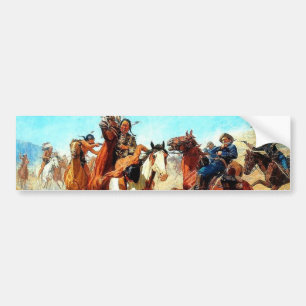 Der alte Westen Autoaufkleber