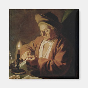 Der ältere Schriftsteller Magnet