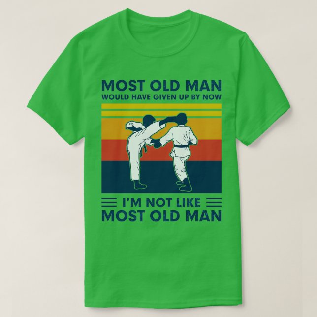 Der älteste Mann Funny Jiu Jitsu Lover T-Shirt (Design vorne)