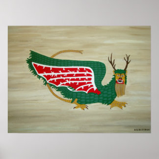Der Alton Piasa Bird Poster