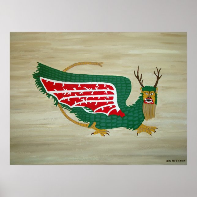 Der Alton Piasa Bird Poster (Vorne)