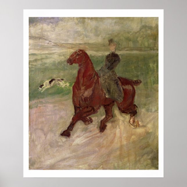 Der Amazonas, 1882 (Öl auf Leinwand) Poster (Vorne)