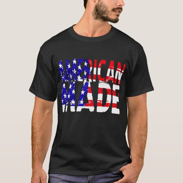 Der Amerikaner, der in den USA hergestellt wird, T-Shirt (Vorderseite)