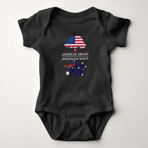 Der Amerikaner, der mit Australier gewachsen wird, Baby Strampler