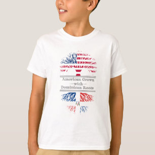 Der Amerikaner, der mit Dominikaner gewachsen T-Shirt