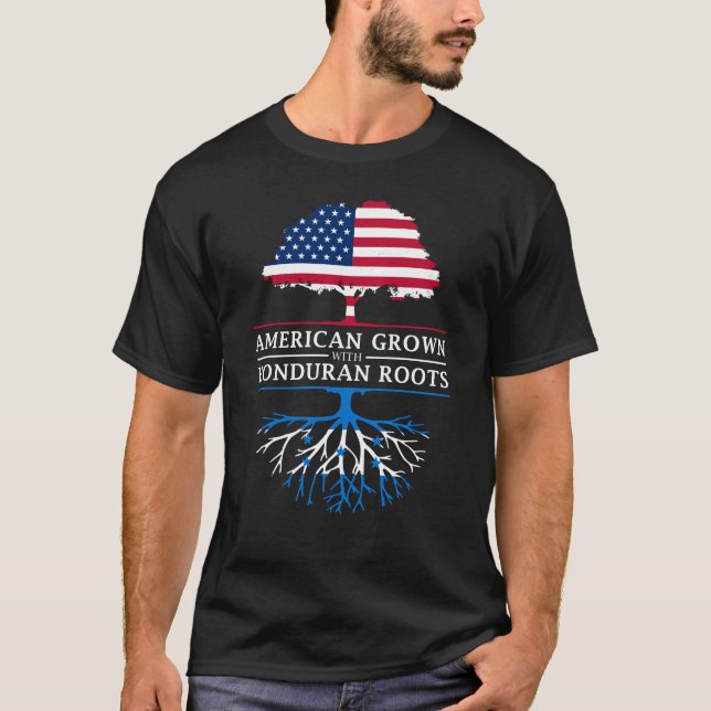 Der Amerikaner, der mit Honduras gewachsen wird, T-Shirt (Vorderseite)