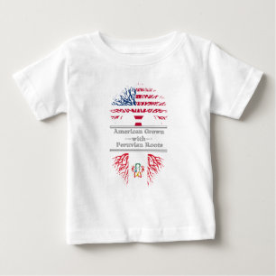 Der Amerikaner, der mit Peruanern gewachsen wird, Baby T-shirt