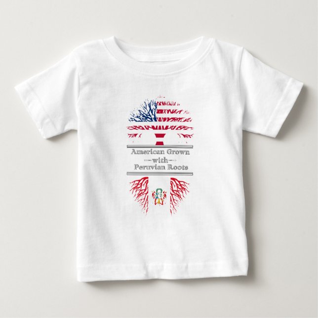 Der Amerikaner, der mit Peruanern gewachsen wird, Baby T-shirt (Vorderseite)