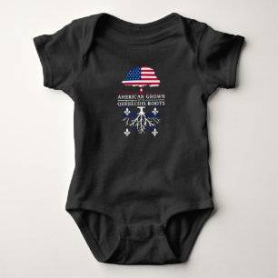 Der Amerikaner, der mit Quebecois gewachsen wird, Baby Strampler