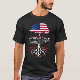 Der Amerikaner, der mit Schweizer gewachsen wird, T-Shirt