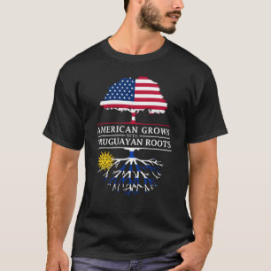 Der Amerikaner, der mit Uruguayan gewachsen wird, T-Shirt