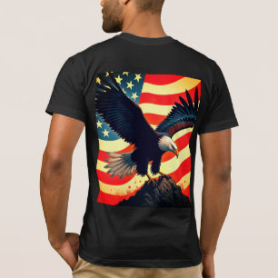 Der amerikanische Adler – Neonflügel einer neuen Ä T-Shirt
