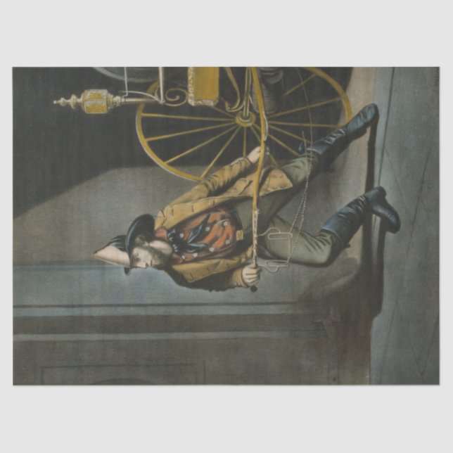 Der amerikanische Feuerwehrmann: Immer bereit Seidenpapier (Vorderseite)