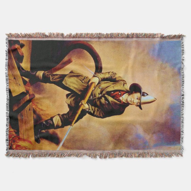 Der amerikanische Feuerwehrmann Stil 1 Decke (Vorderseite)