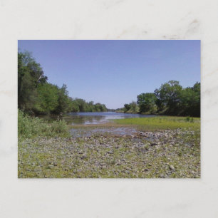 Der amerikanische Fluss in Sacramento, CA Postkarte