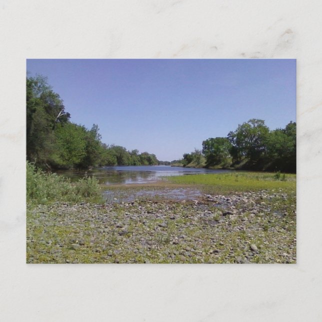 Der amerikanische Fluss in Sacramento, CA Postkarte (Vorderseite)