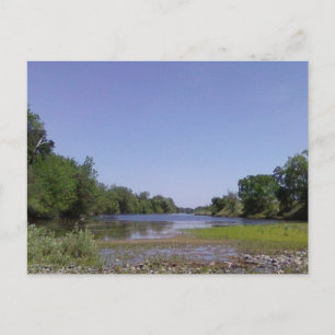 Der amerikanische Fluss Sacramento, CA Postkarte
