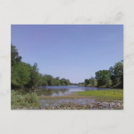 Der amerikanische Fluss Sacramento, CA Postkarte
