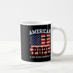 Der amerikanische Papst Leo Xiv Vintage Christlich Kaffeetasse
