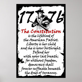 Der amerikanische Patriot Poster