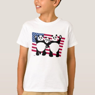 Der amerikanische Riesenpandas-T - Shirt