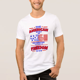 DER AMERIKANISCHE SPIRIT VON 26:250 JAHREN FREIHEI Tri-Blend SHIRT