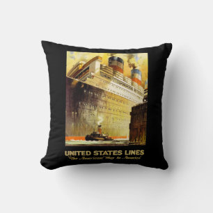 Der amerikanische Weg nach Amerika Kissen