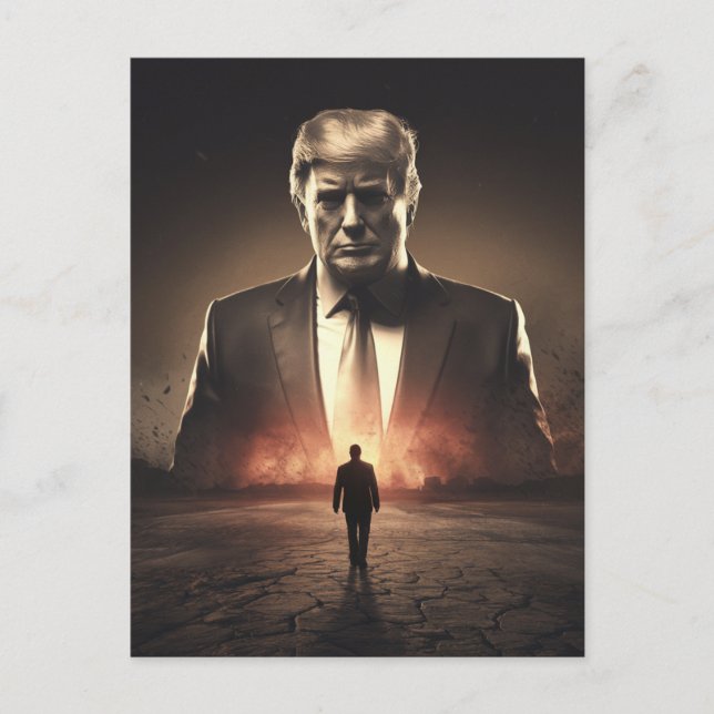 Der amerikanische Zerstörer in einer sonnengebacke Postkarte (Vorderseite)