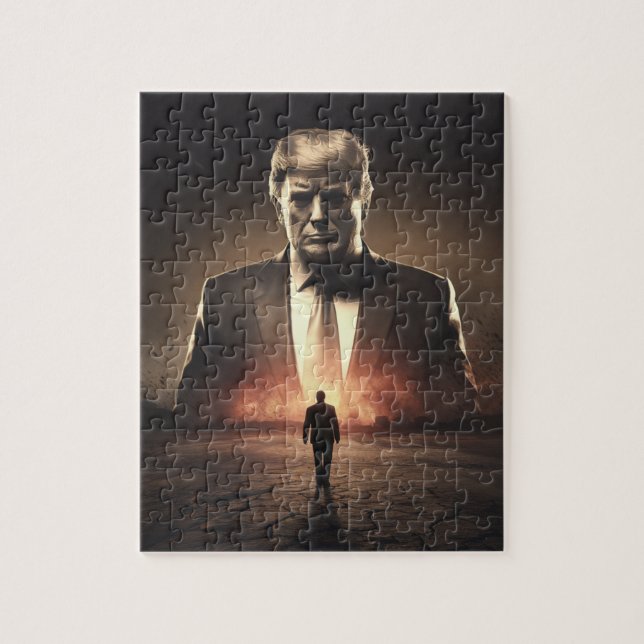 Der amerikanische Zerstörer in einer sonnengebacke Puzzle (Vertikal)