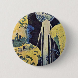 Der Amida-Wasserfall hinter der Kiso-Straße (Aus Button