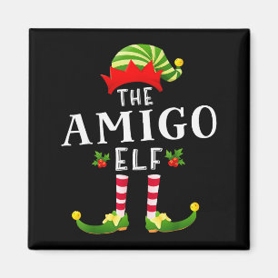 Der Amigo-Elf-Weihnachts-Pyjama zum Zusammenpassen Magnet